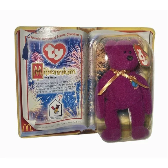 Ty Other 999 Ty Beanie Baby Millennium Millenium Bear